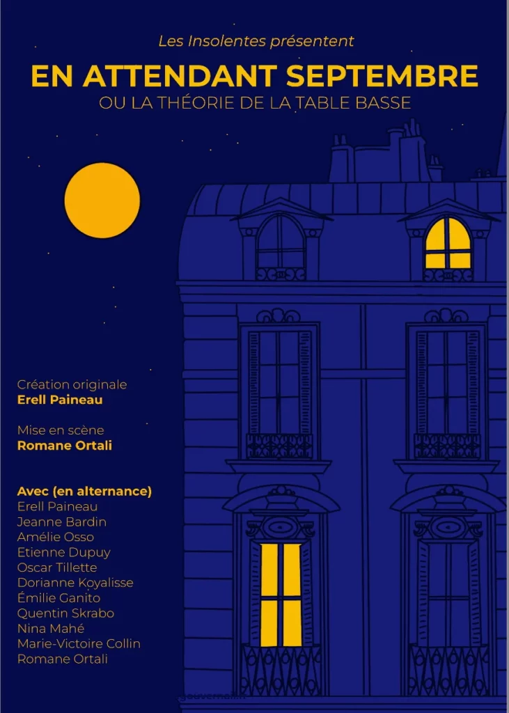 En attendant septembre (théorie de la table basse)