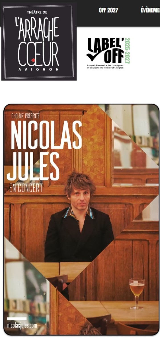 Nicolas Jules en concert